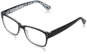 Disney X Foster Grant 193033408742 Womens Iconic Square Reading Glasses Black With Mickey Print 52 Mm 1.75