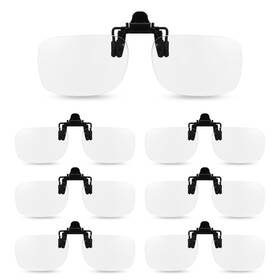 632664 Divina Vitae 6pcs Clip On Reading Glasses Flip Up Magnifying 1.5x Blue Light Bloc