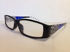 Dmd24-2 Dmd24 Shark Womens Readers Fashion Spring Temple Reading Glasses With Case
