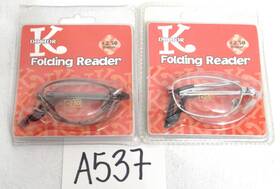 Doctor K 037435133355 Unisex Folding Reading Glasses Foldable Readers 2.50 2 Pairs