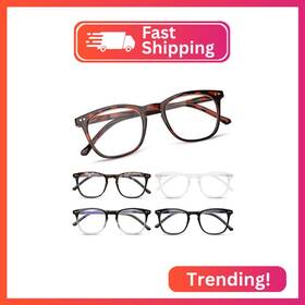 91063-t12345-3.0 Dolarosey Reading Glasses For Women Men Blue Light Spring Hinge Readers Classic