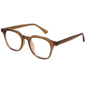 10503 Dollger Blue Light Blocking Glasses For Woman Men Medium Brown Tea