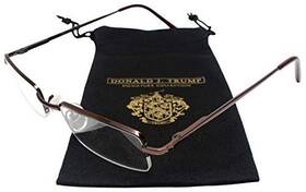 Dtr07 Donald J. Trump Signature Collection 752499755182 Designer Semi-rimless Metal Reading Glasses Brown Copper 49mm