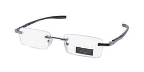Dtr06 Donald Trump New Readers Mens Rectangular Gray Shiny Gunmetal 0-0-0