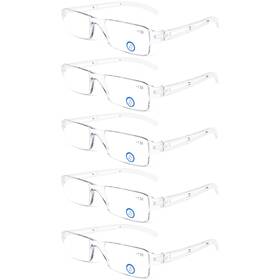 Doovic 779640757314 5 Pack Blue Light Blocking Reading Glasses -piece Design Fashion Anti Co