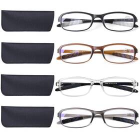 L-tr888-4p-s2-175 Doovic 4 Pack Reading Glasses For Women Men Blue Light Blocking Glass