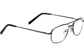 Dr. Dean Edell 078041101567 Meduim Aviator Reading Glasses Gun Metal 1.25