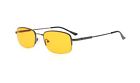 Ds1704-gunmetal-175 Generic Eyekepper Computer Glasses Blue Blocking With Orange Tinted Lens