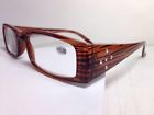 Dslri Georgio Caponi Womens Rhinestone Reading Glasses Brown Nwt