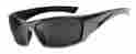 Du-28747 Dual Eyewear Power V8g Black Gray Frame Smoke Lens 1.5 Bifocal Sunglasses 091037287472
