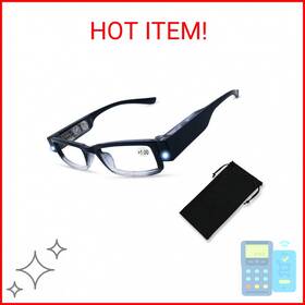 Duanmei 780682925333 Reading Glasses With Light Magnifying Led Magnifier E