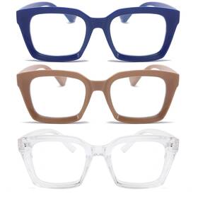 Dxyxyo 739771154369 Reading Glasses For Women 2.5 Oprah Style Blue Light Blocking Men Computer R