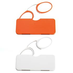 L1826-orwht-2.0 Dxyxyo Best Mini Armless Reading Glasses Clip On Nose For Men Women 2 Pack Thin Compact