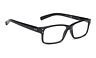 Dz-r032-black-100 Blueless Vintage Reading Glasses Men Women Black 689739232380