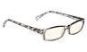 Dz-uvrt1803-grey-frame-50 Blueless Fashion Ladies Computer Glasses Pattern Design Readers 696229761282