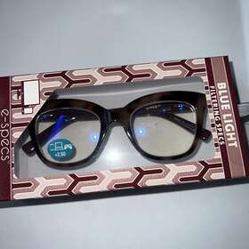 E-specs 802807355129 Blue Light Filtering Reading Glasses 2.50 Tortoise With Solid Arms