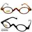 E253 Candy Moxie Round Womens Funky Min Readers Black Tortoise Spring Hinge 1.25 2.50 Nwt