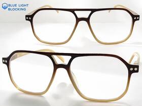 R2117 Eason Eyewear Mens Classic Vintage Retro Blue Light Blocking Reading Eye Glasses Readers 2.00