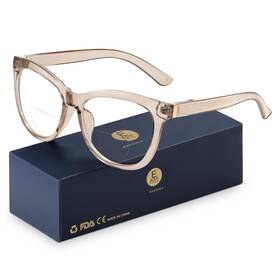 B0ch9sj68y Easy Read Bifocal Reading Glasses Women Blue Light Blocking Computer 1.50