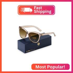 Esr-0001-bn-300 Easy Read Bifocal Reading Sunglasses For Women Fashion Sun Readers Uv400 Protect