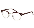 Ebe-ckb8057-brown-silver Eyebuyexpress Mens Womens Reading Glasses Ebe Horn Rim Classic In
