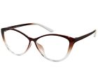Ebe-ht88197-brown-crystal Eyebuyexpress Mens Womens Reading Glasses Ebe Women Reader Cheaters Cat