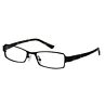 Ebe-mw5047-black Eyebuyexpress Mens Womens Reading Glasses Men Rectangle Full Rim Black