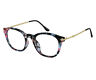 Ebe-xl8098-c155 Eyebuyexpress Mens Womens Reading Glasses Style Acetate Stainless Steel Temples
