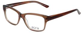 Collins-037-prog-bl Ecru Designer Multi-focus Lens Blue Light Glasses Collins-037 In Brown 53mm