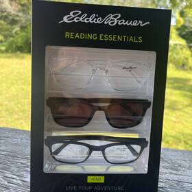 Eddie Bauer 888989447951 Reading Glasses 3 Pack - 2 Readers And 1 Sunglass 1.50