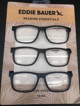 Eddie Bauer 888989499134 Designer Reading Glasses 3 Pack Readers 2.00