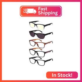 Kcr18031-1.25 Efe 1.25 Reading Glasses For Women 5 Pairs Readers Men Eyeglasses With