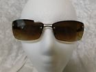 Ehr7300ds-bif-tint Twoeyes New Womens Brown Rimless Gold Trim Sun Reader Bifocal