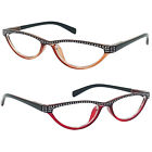 Ehrp1007 Eye Heart Small Cat Reading Glasses Color Choice Rhinestone Readers