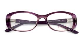 El13385-re Elle 13385 Red Pu Desinger Full Rim Authentic Reading Eyeglasses 51-16-135