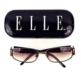 El18896 Elle Womens Sunglasses Oval Gradient Lens Sun Glasses With Case