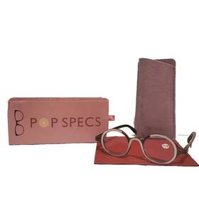Elton John 752499609386 Pop Specs Reading Glasses -two Tone Mash Up 1.75 Circle Frames