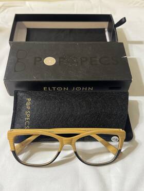 Elton John 752499609492 Pop Specs Reading Glasses-ambient150 1.50 Cat Eye Frame