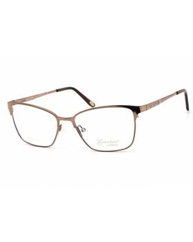 Ny560029 Emozioni 716736243634 By Safilo Rose Gold Metal Eyeglasses For Women - Light Brown