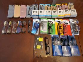 Equate M Readers Bklyn 803926508175 Mixed Lot 29 1.25 - 3.25 All Open Box Reading Glasses