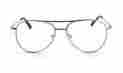 Er6001-sl Eye-zoom Silver Metal Frame Readers Aviator Spring Hinge Reading Glasses