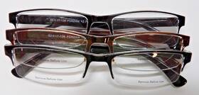 Essentials 887661339195 3 Pack Readers Choice Reading Glasses 2.75 2 Black 1 Brown