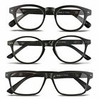 Esv125-blk-blk-2.50x Eyesquared Pairs Unisex Reading Glasses Comfy Stylish Spring 085612161806