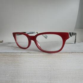 2226 Eyebobs 2.50 49-13 Over Served Red Reading Glasses 1.25 51mm Eyeglasses Lsx