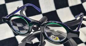 2316-14 Eyebobs Eye Bobs Luna See Eyeglasses Model 2316 14 / Blue And Green 37-28 1.25