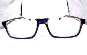 2509 Eyebobs 50 2.50 Size Matters Blue/brown Handmade Reading Glasses