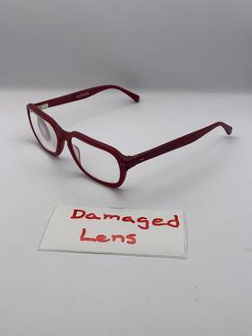 3437-01 Eyebobs Chilling Worth Reading Glasses 5819 Red Frame