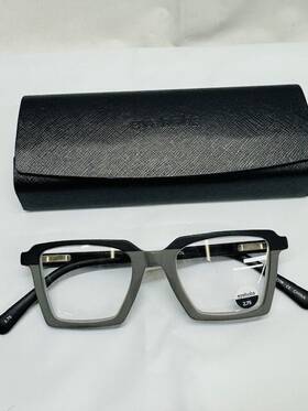 3456-74 Eyebobs Reading Eyeglasses Inch See Straight 2.75 - 46-19 Grey/black