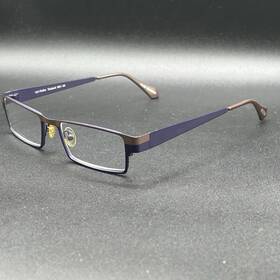 7519-090324-58.95 Eyebobs Tanked 1.50 Reading Glasses Purple And Brown Metal Used
