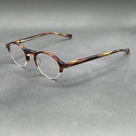 9844-072625-34.95 Eyebobs Bottomed Out 2347 1.25 Reading Glasses Brown Tort Half-rim 42-12 Used